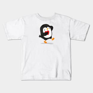 Penguin looking for love Kids T-Shirt